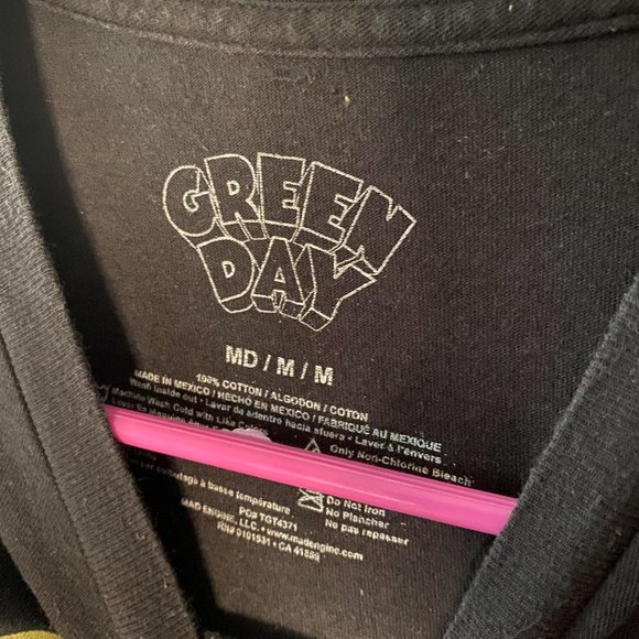 Men's multi Green Day Dookie T-shirt Size Medium - Picture 4 of 4